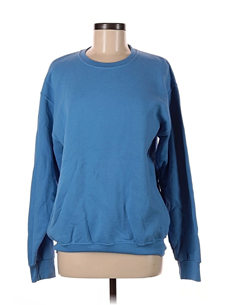 Pre-owned Unbranded Long Sleeve T-shirt In Blue