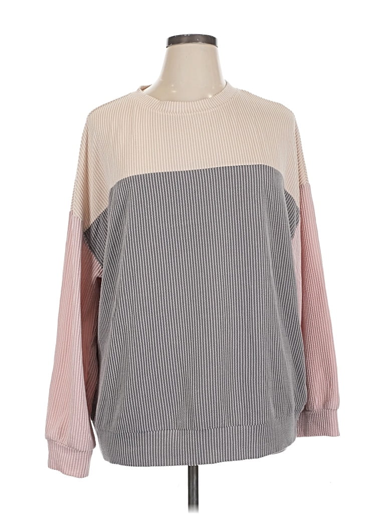 Pre-owned Unbranded Pullover Sweater In Gray