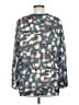 Jade 100% Polyester Teal Long Sleeve Blouse Size M - photo 2