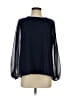 Ann Taylor Blue Long Sleeve Blouse Size S - photo 1