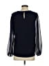 Ann Taylor Blue Long Sleeve Blouse Size S - photo 2