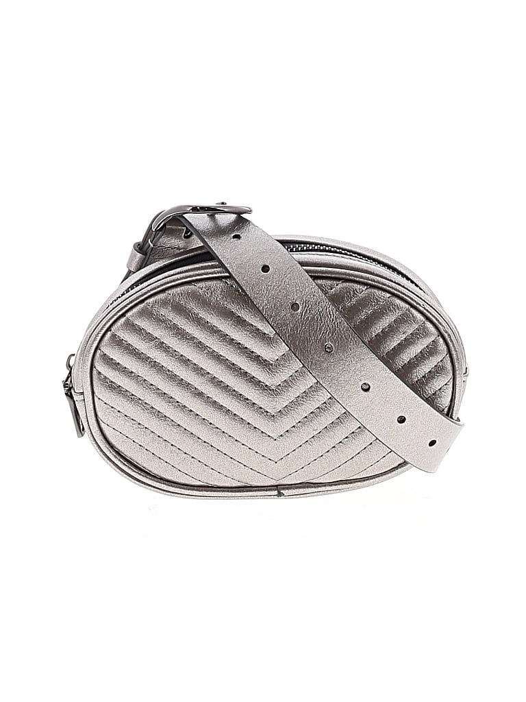 Pre-owned Steve Madden Belt Bag In Silver