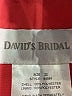 David's Bridal 100% Polyester Red Cocktail Dress Size 22 - photo 3