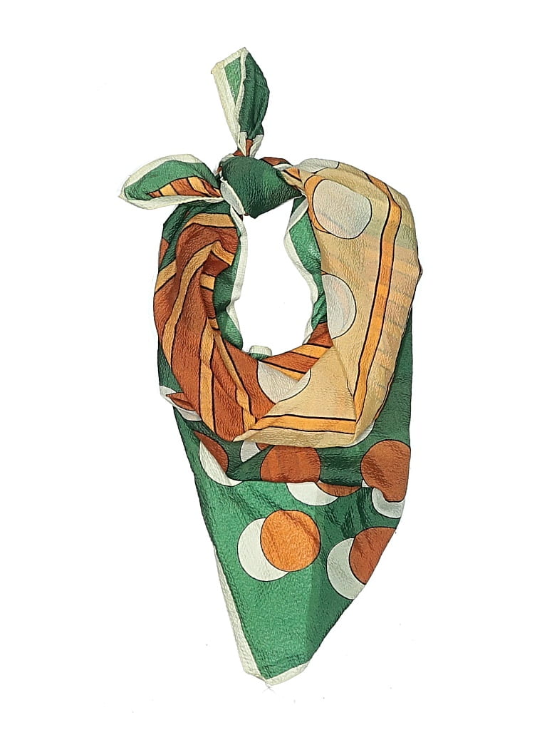 Pre-owned Unbranded Scarf In Green