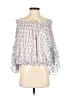 Free People 100% Polyester Ivory 3/4 Sleeve Blouse Size XS - photo 1