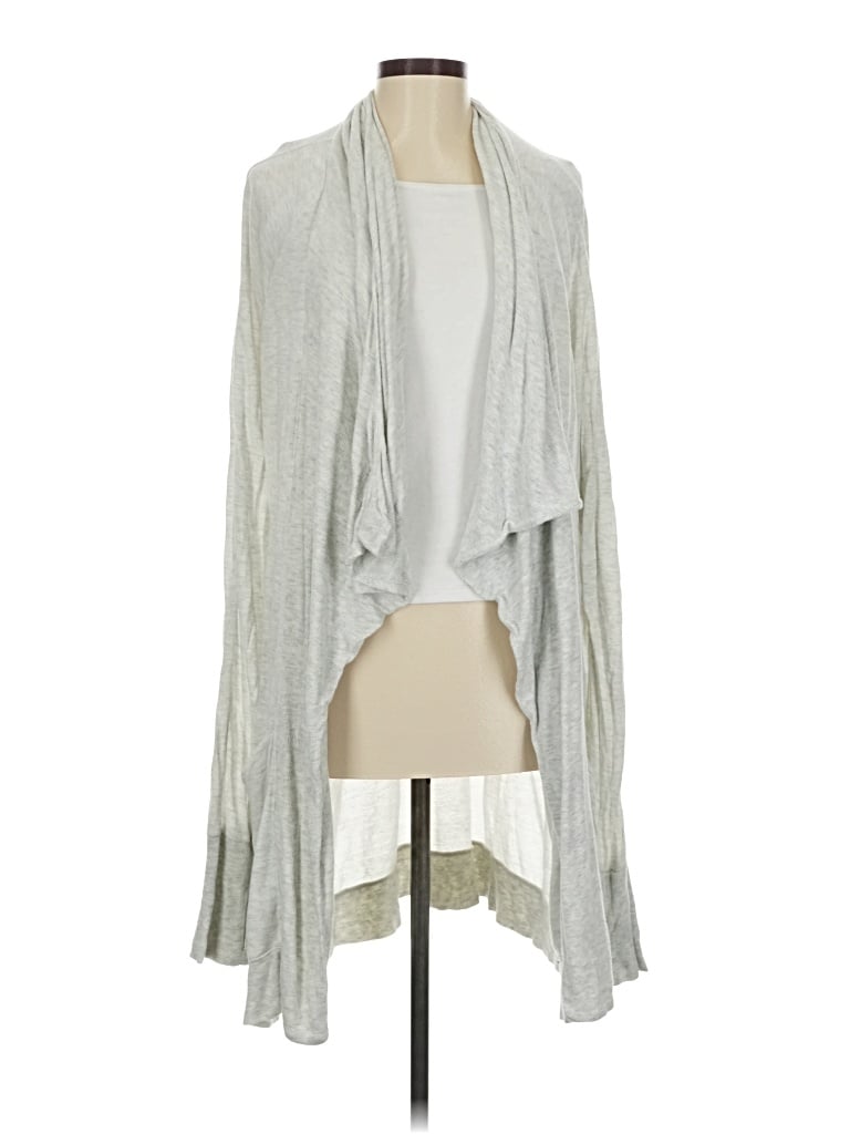 Pre-owned Athleta Cardigan Sweater In Gray