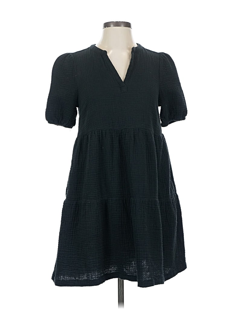 Pre-owned Marine Layer Casual Dress In Black