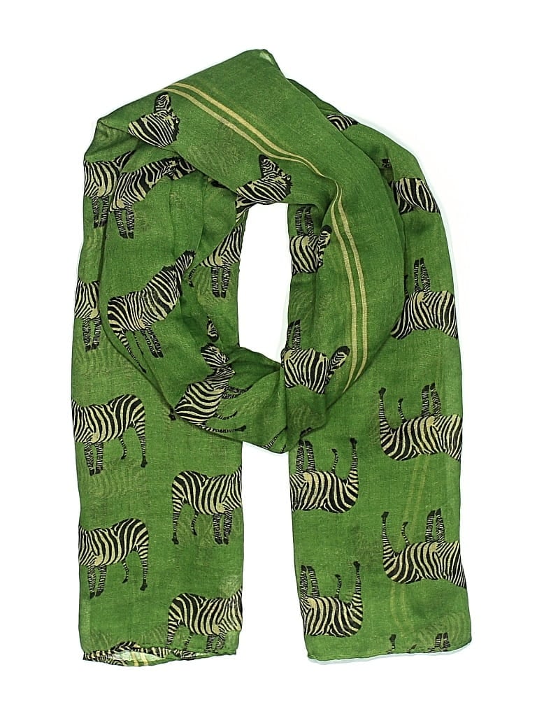 Pre-owned Unbranded Scarf In Green