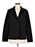 Dialogue Solid Black Blazer Size M - photo 1