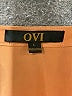 OVI 100% Polyester Tan Short Sleeve Blouse Size L - photo 6