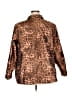 Added Dimension for Catherines 100% Polyester Animal Print Brown Coat Size 2X - photo 2
