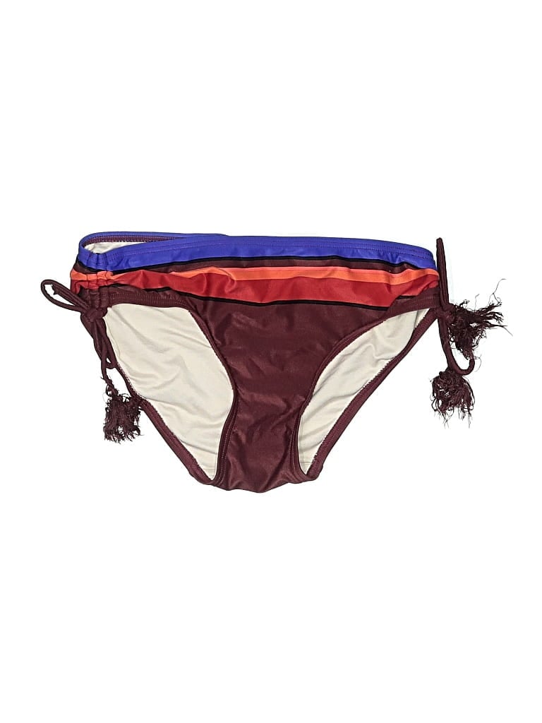 Pre-owned Kate Spade New York Swimsuit Bottoms In Burgundy