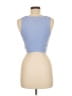 Unbranded 100% Polyester Blue Tank Top Size M - photo 2