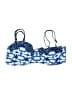 MICHAEL Michael Kors Print Blue Swimsuit Top Size L - photo 1