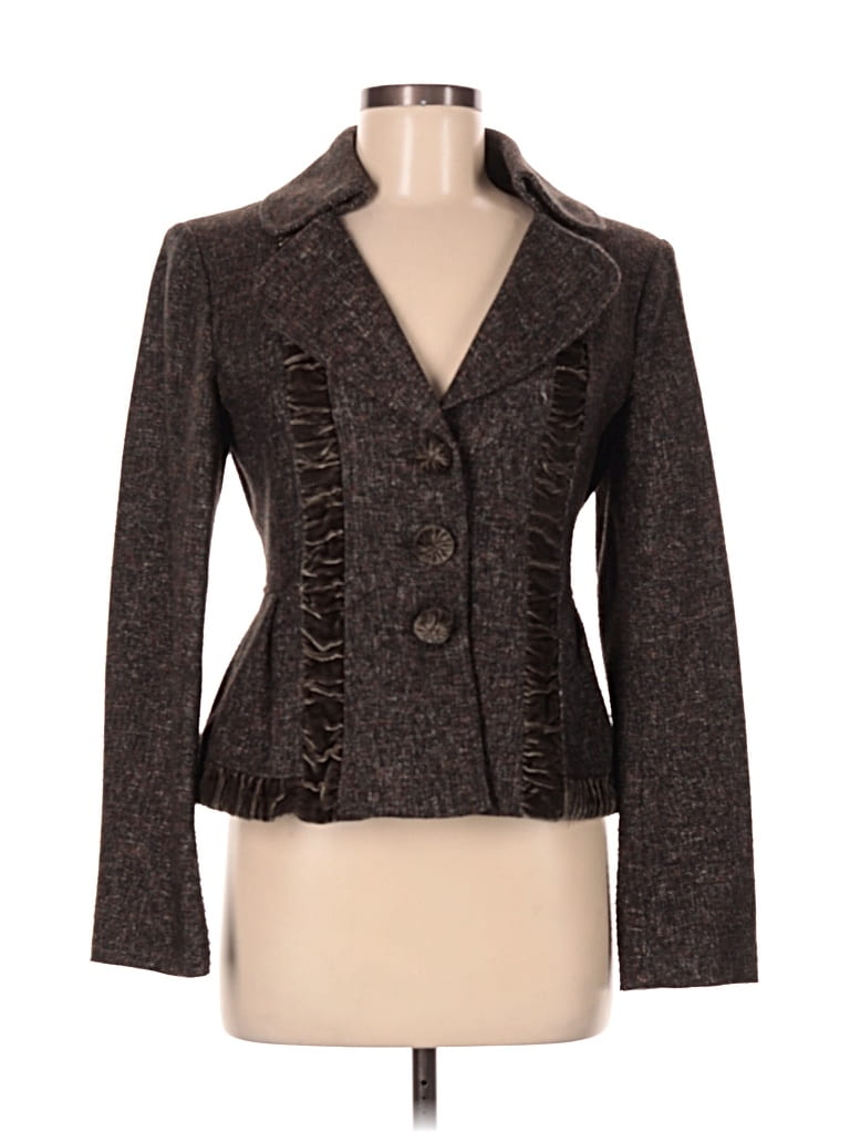 Pre-owned Nanette Lepore Blazer Jacket In Brown