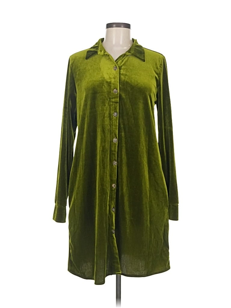 Pre-owned Unbranded Casual Dress In Green