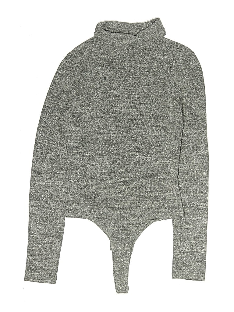 Pre-owned Madewell Bodysuit In Gray