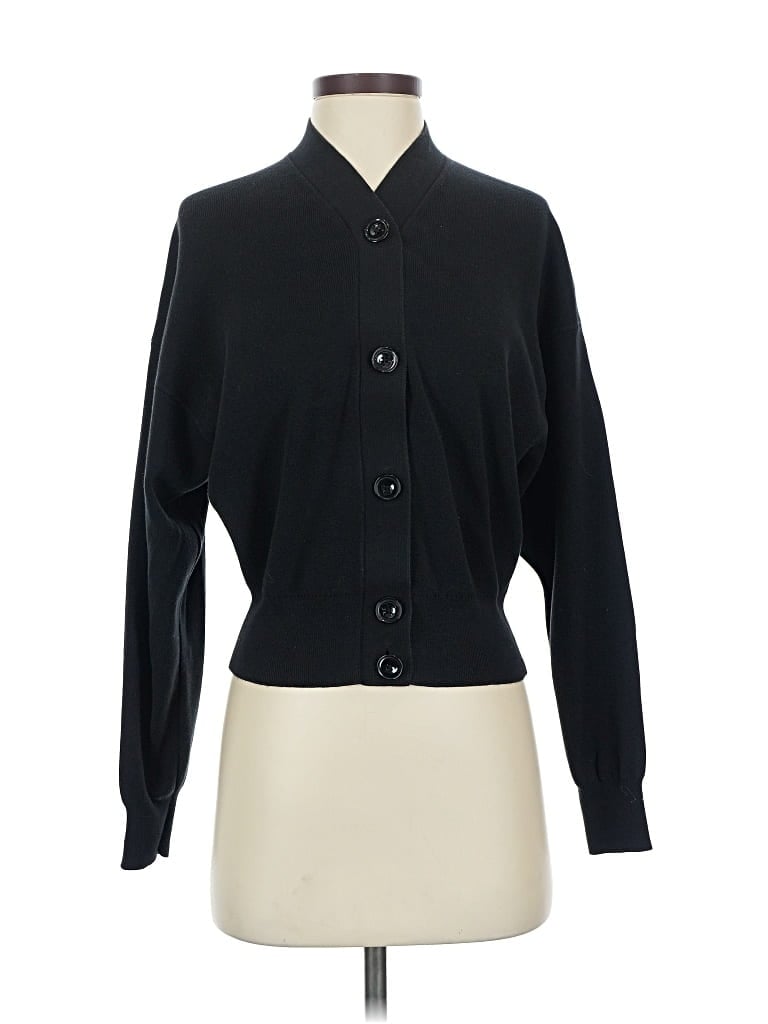 Pre-owned Uniqlo U Cardigan Sweater In Black