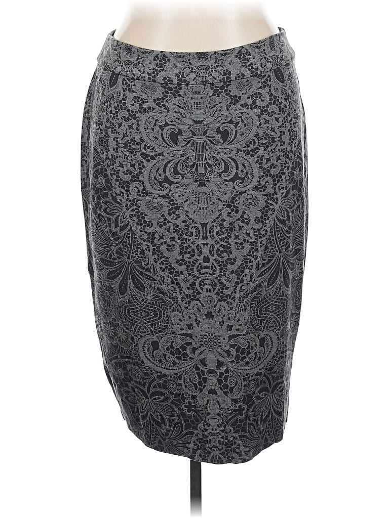 Pre-owned Sejour Formal Skirt In Gray