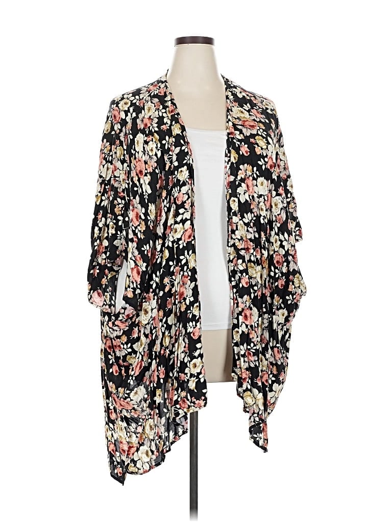 Pre-owned Forgotten Grace Kimono In Black