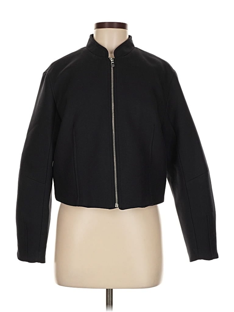 Pre-owned Mng Jacket In Black