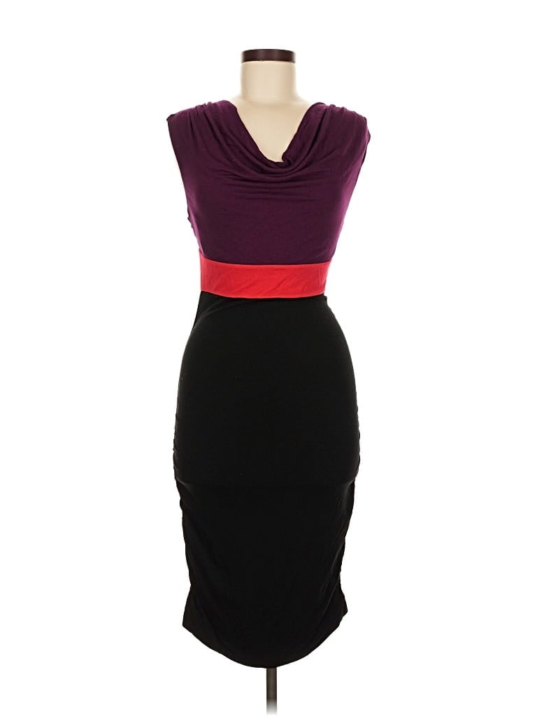 Pre-owned Inc International Concepts Cocktail Dress In Burgundy