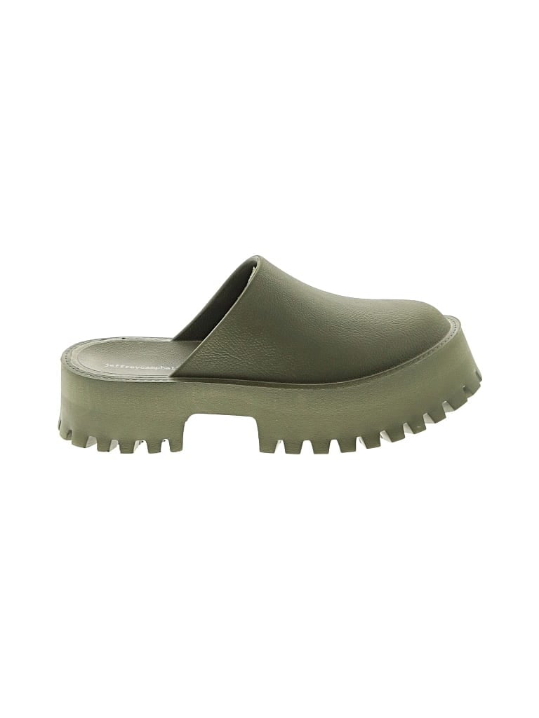 Pre-owned Jeffrey Campbell Mule/clog In Green