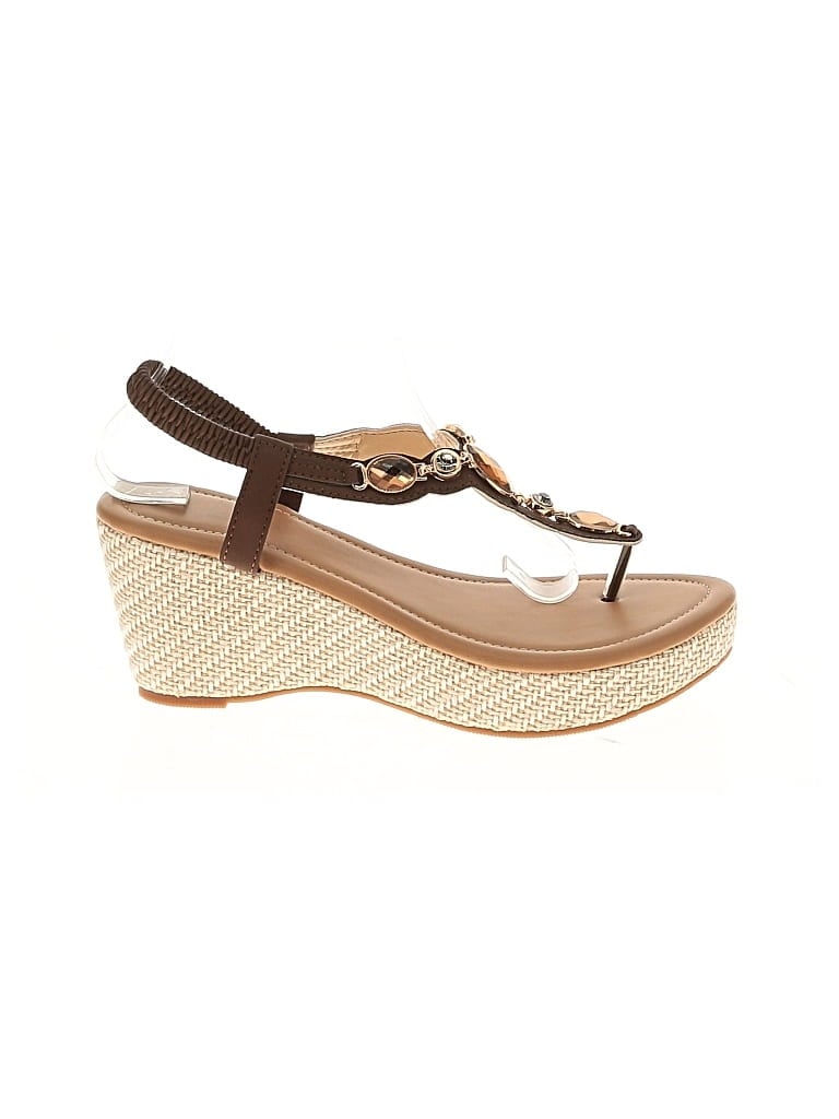 Pre-owned Unbranded Wedges In Brown