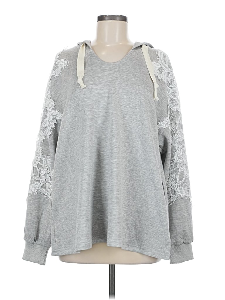 Pre-owned Davi & Dani Sweatshirt In Gray