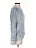 Dylan 100% Polyester Metallic Gray Sweatshirt Size XS - photo 4