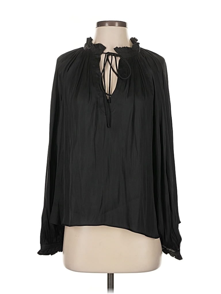 Reset Long Sleeve Blouse In Black