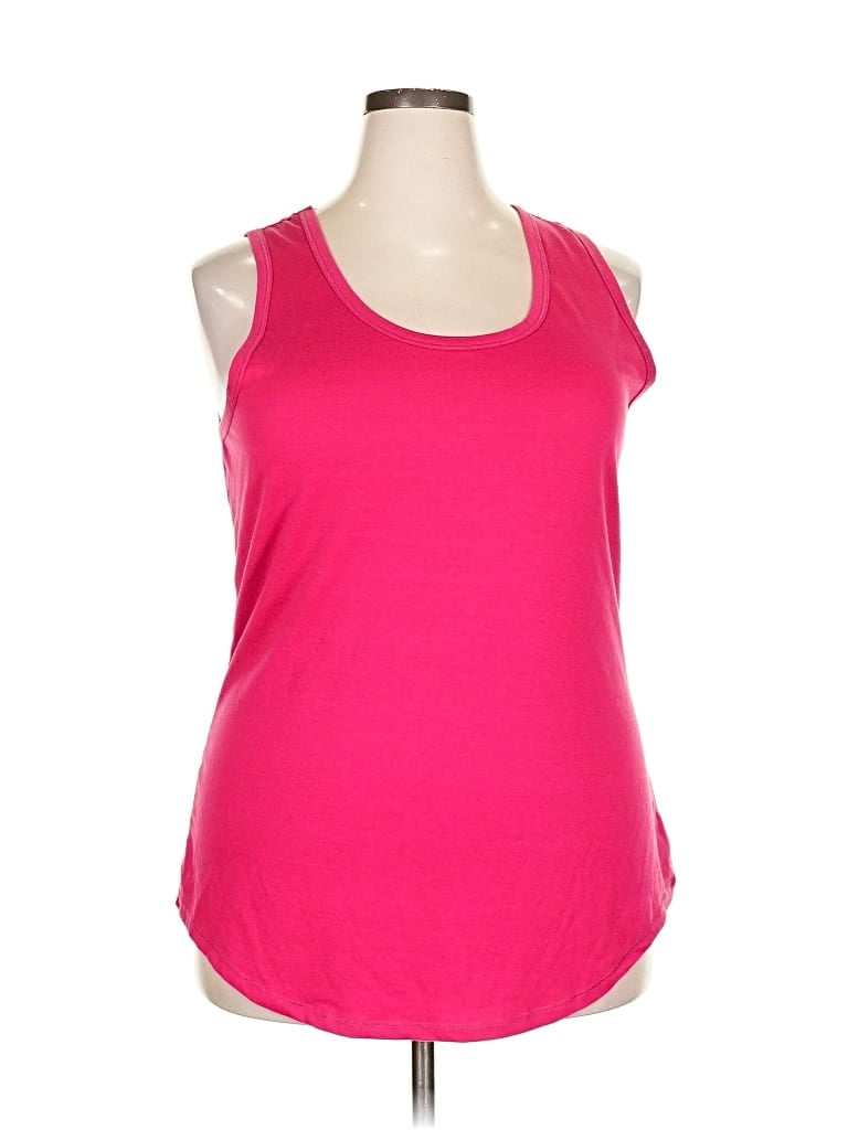 Pre-owned Lularoe Tank Top Pink Halter Neckline Tops