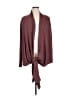 Loveappella Solid Burgundy Kimono Size XL - photo 1