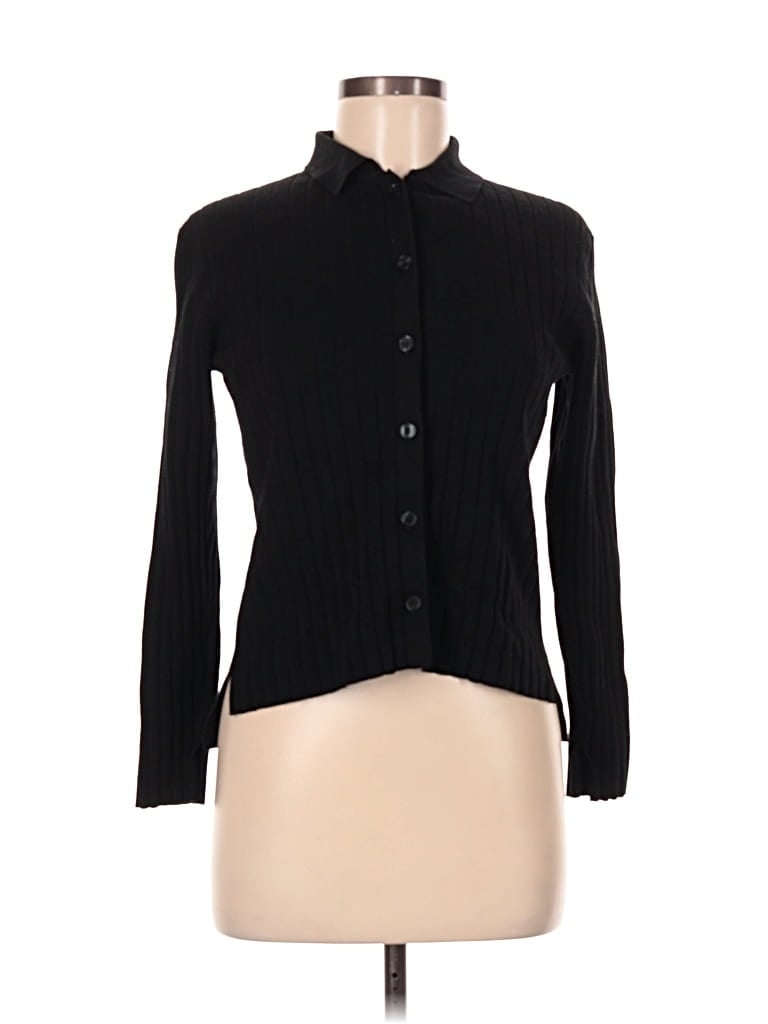 Pre-owned Unbranded Cardigan Sweater In Black