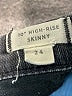 Madewell Chevron-herringbone Black Jeans Size 24 waist - photo 9