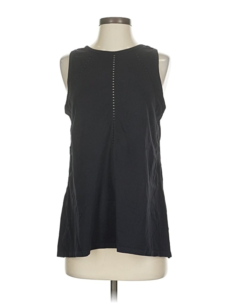 Pre-owned Athleta Sleeveless T-shirt In Black