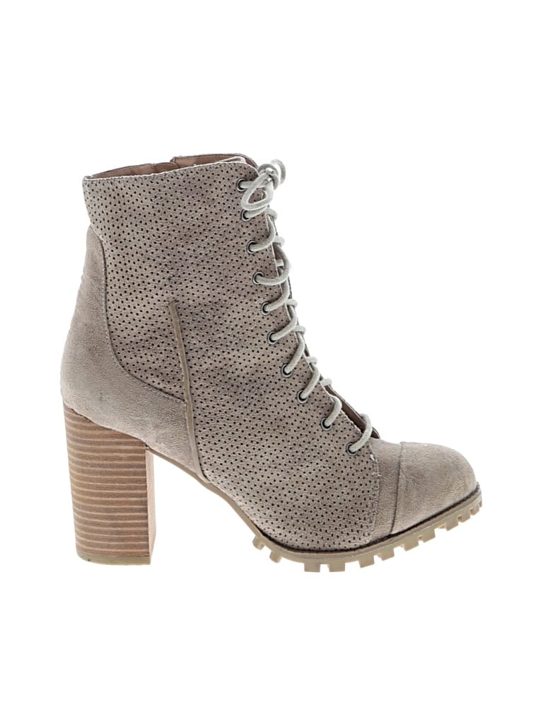 Pre-owned Report Ankle Boots In Brown