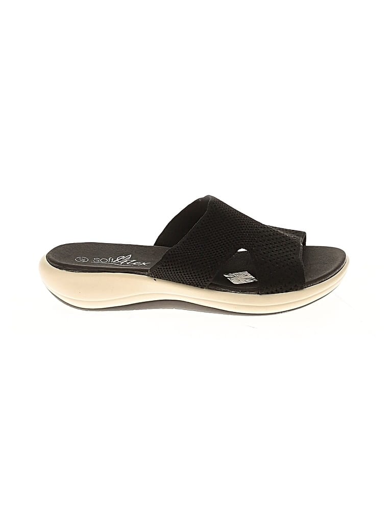 Pre-owned Assorted Brands Sandals In Black
