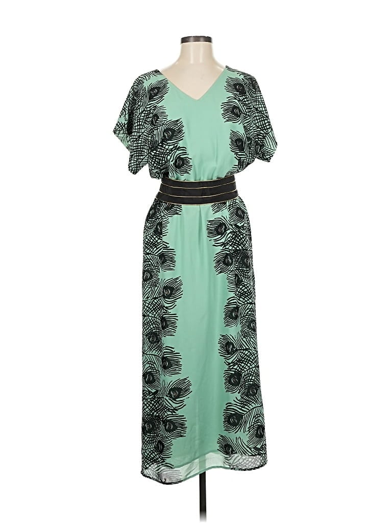 Pre-owned Corey Lynn Calter Casual Dress In Green