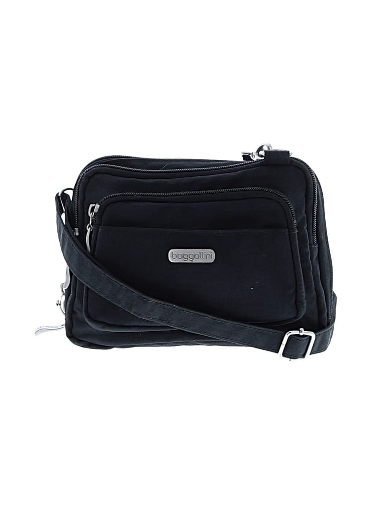 Pre-owned Baggallini Crossbody Bag In Black