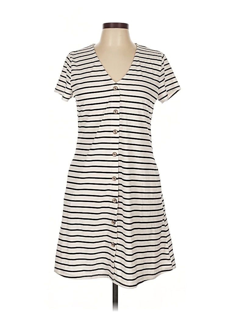 Assorted Brands Casual Dress In White