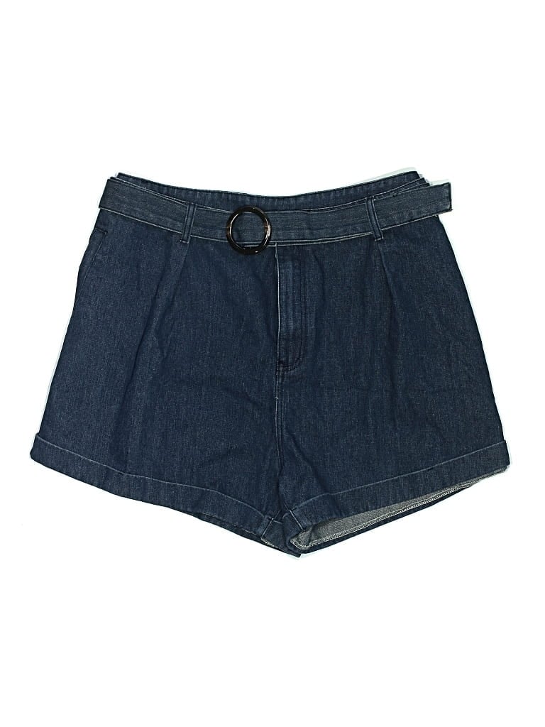 Pre-owned Cider Denim Shorts In Blue