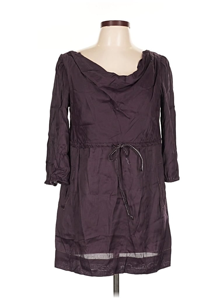 Pre-owned Odille Casual Dress In Purple