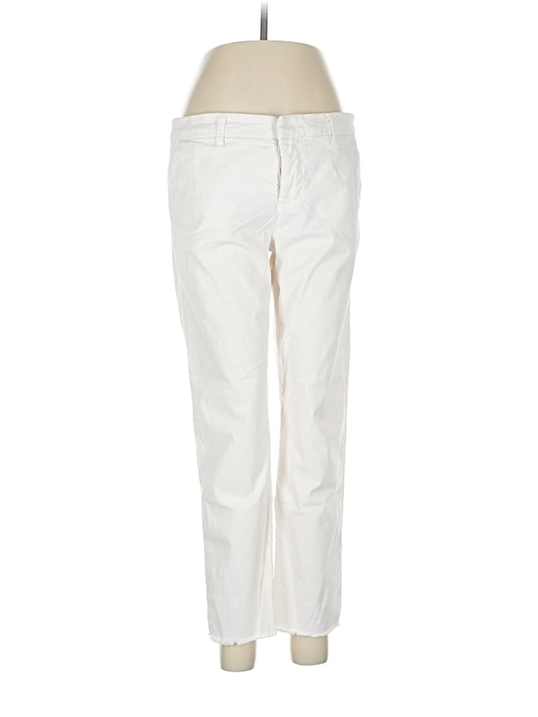 Pre-owned Frank & Eileen Casual Pants In White