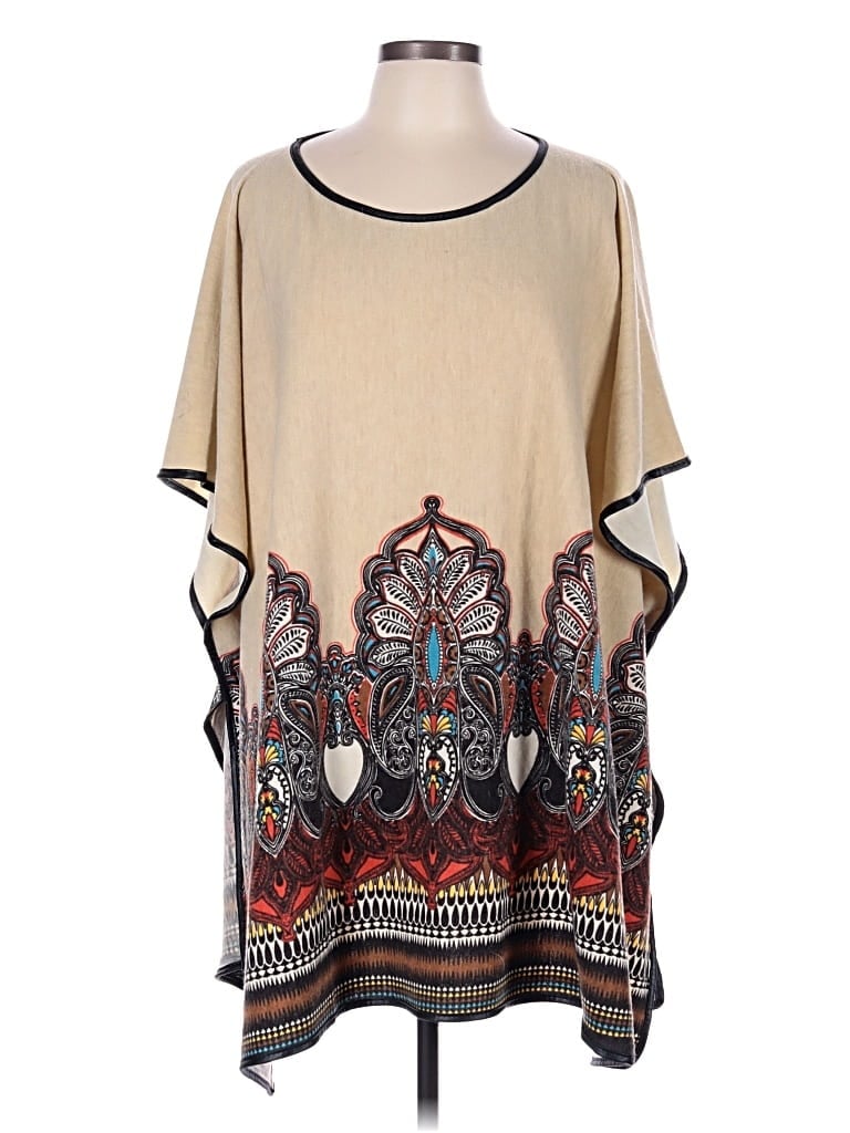 Pre-owned Do Everything In Love Kimono In Brown
