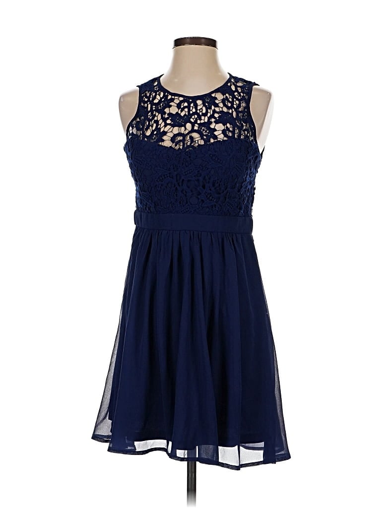 Pre-owned Lulus Cocktail Dress In Blue