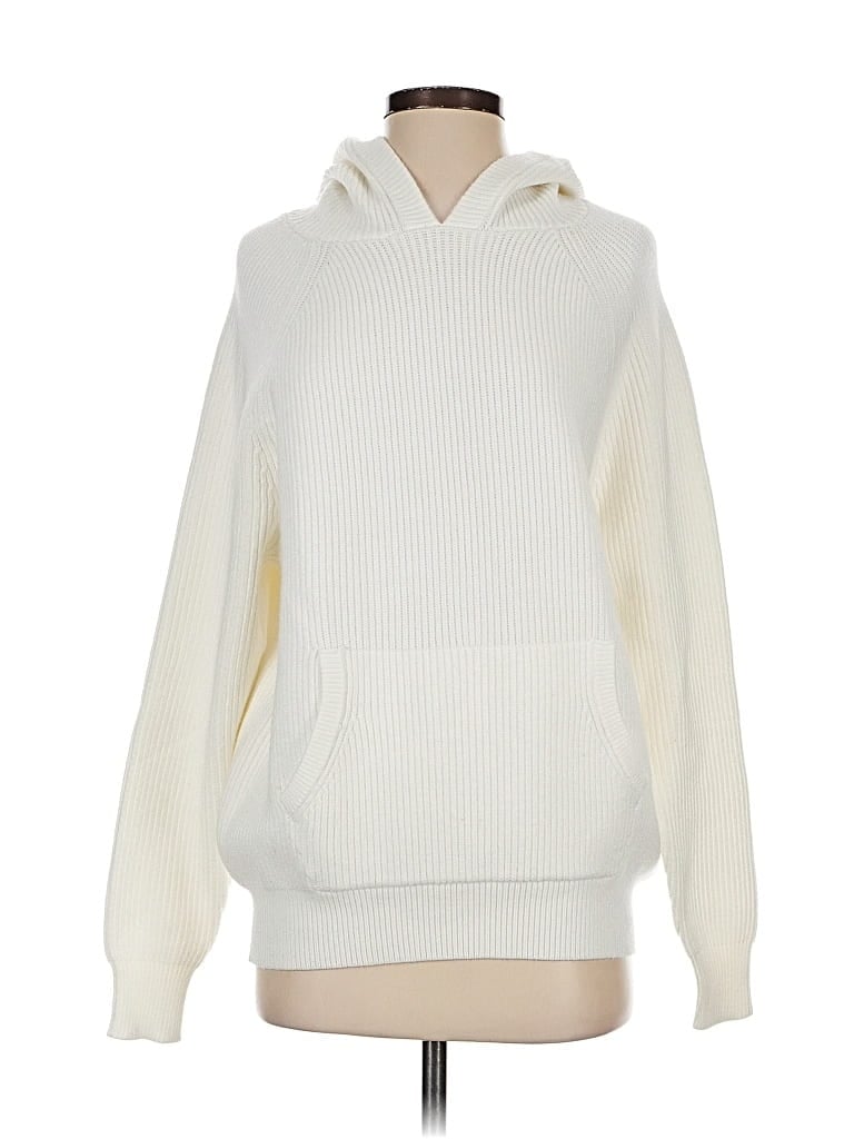 Pre-owned Yogalicious Pullover Sweater In White