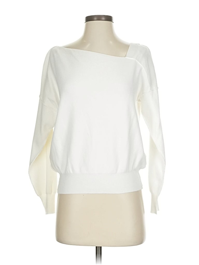 Pre-owned Catherine Malandrino Sweatshirt In White