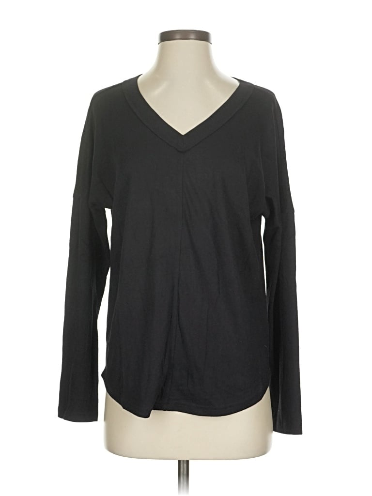 Simplefun Long Sleeve T-shirt In Black