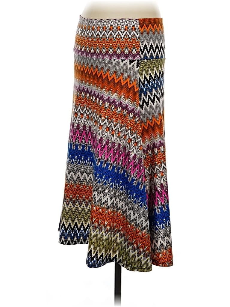 Pre-owned Lularoe Casual Skirt In Orange